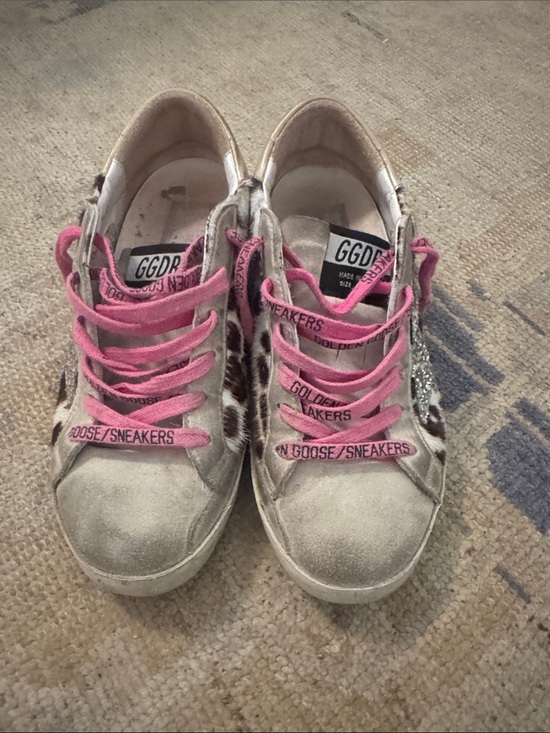 Golden Goose Shoes - Golden Goose Sneakers with Pink Laces